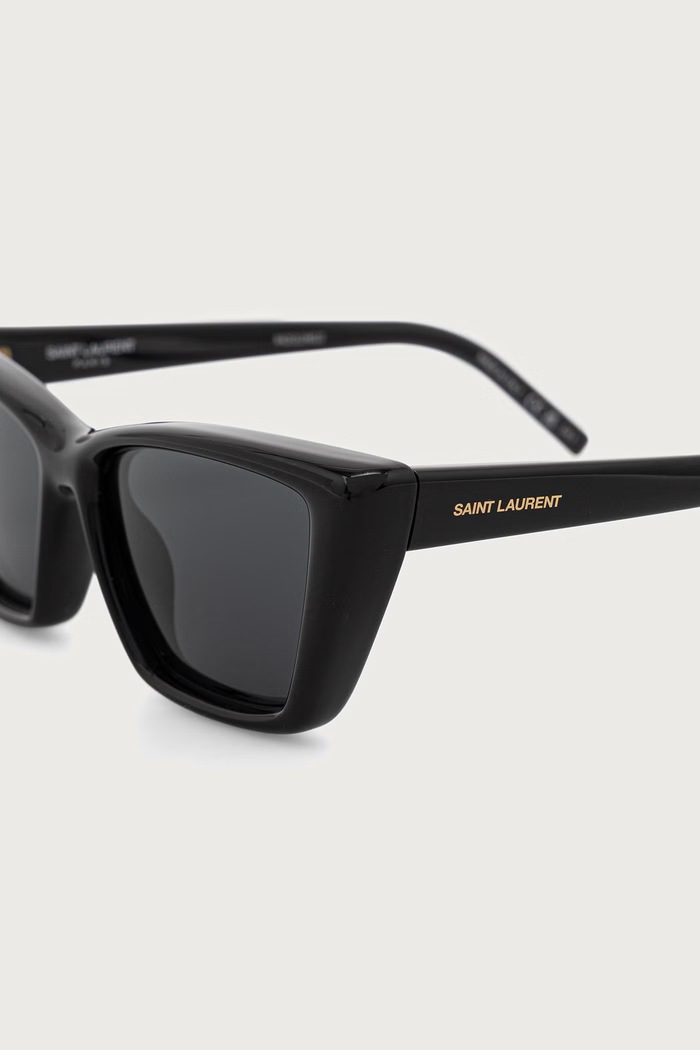 Akcesoria Saint Laurent Okulary przeciwsłoneczne kocie oczy damskie MICA SL.276.MICA.PLUMP czarny