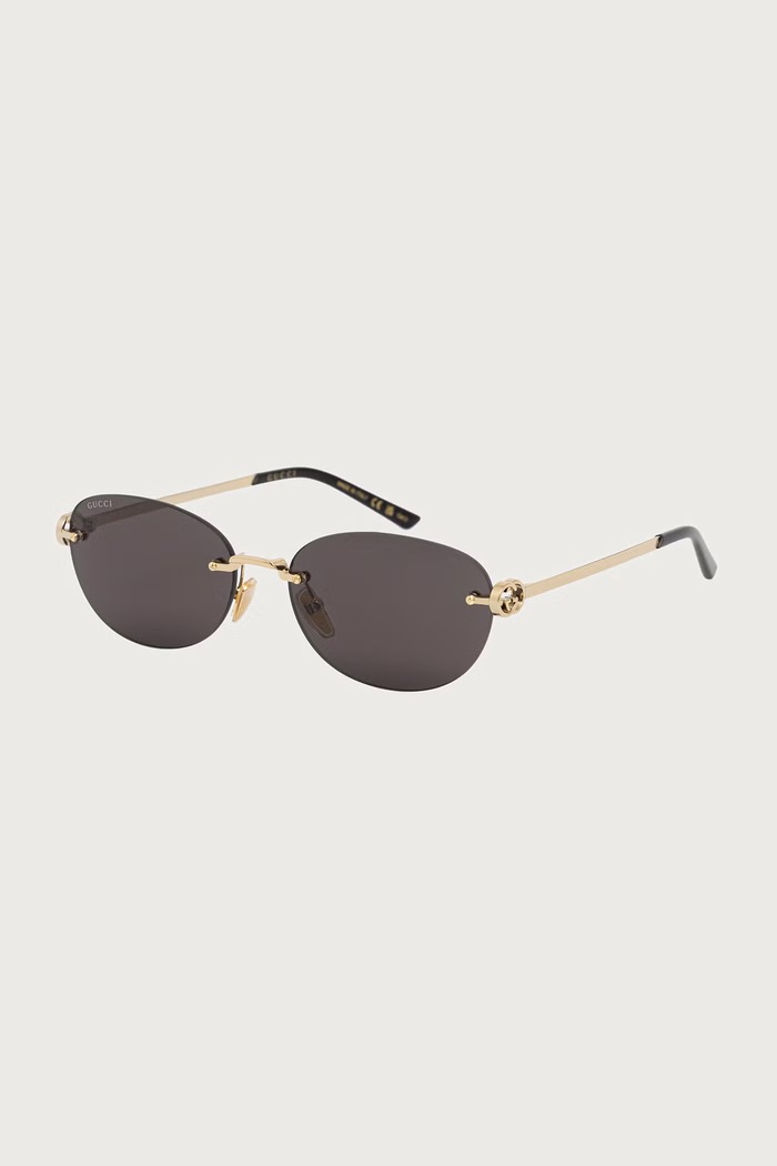 Gucci Okulary przeciwsłoneczne damskie złoty GG2230SA