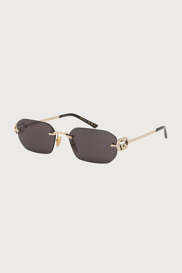Gucci Okulary przeciwsłoneczne damskie złoty GG2228S