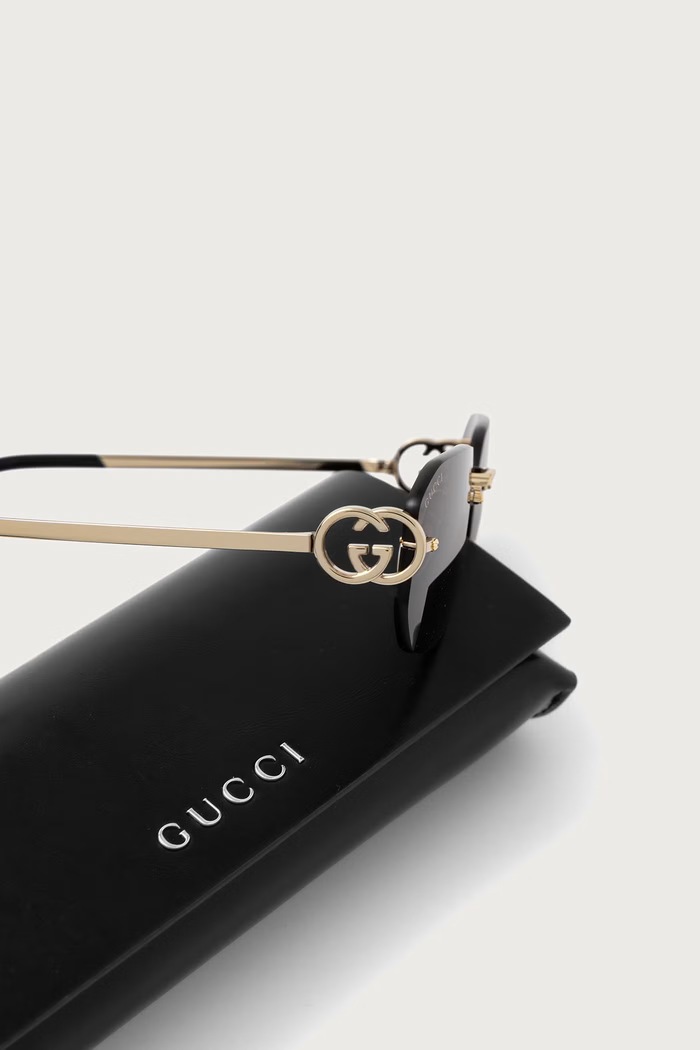 Okulary przeciwsłoneczne damskie Gucci GG2228S złoty