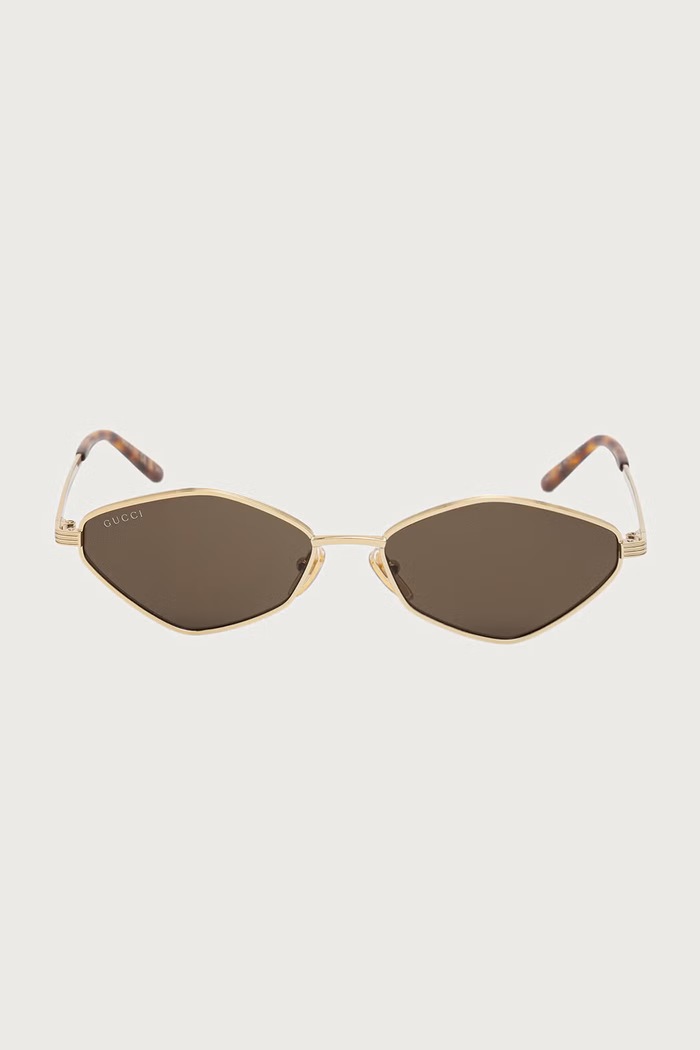 Gucci Okulary przeciwsłoneczne damskie GG2222S złoty AW26