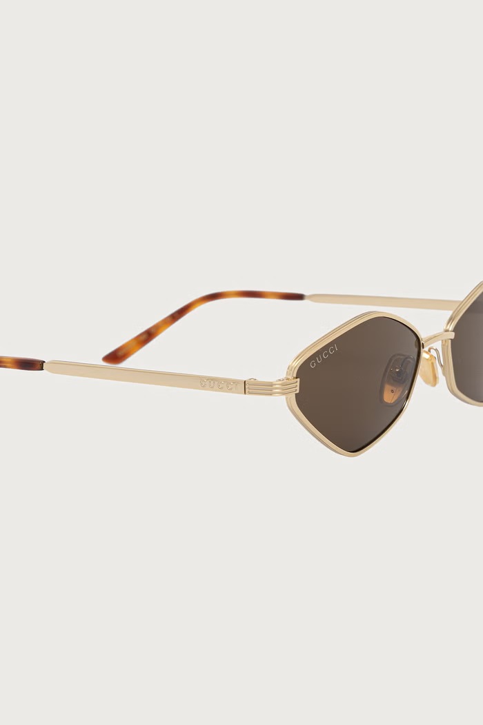 Akcesoria Gucci Okulary przeciwsłoneczne damskie GG2222S złoty