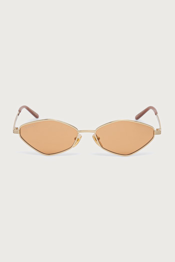 Gucci Okulary przeciwsłoneczne damskie GG2222S złoty AW26