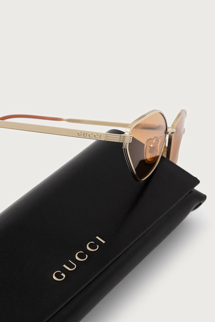 Akcesoria Gucci Okulary przeciwsłoneczne damskie GG2222S złoty
