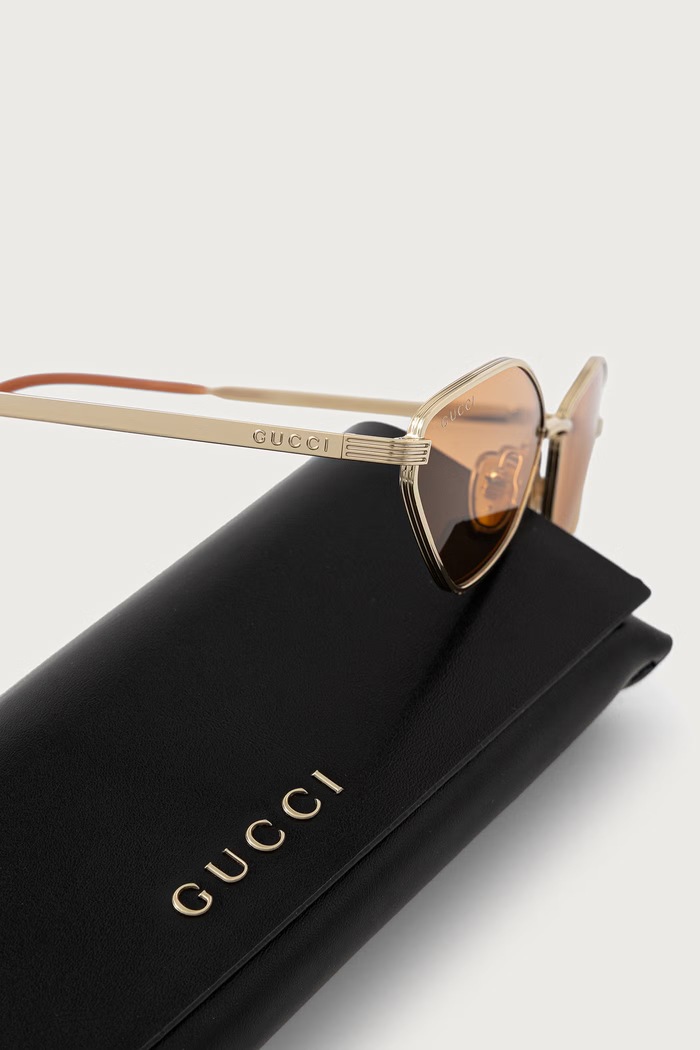 Akcesoria Gucci Okulary przeciwsłoneczne damskie GG2222S złoty