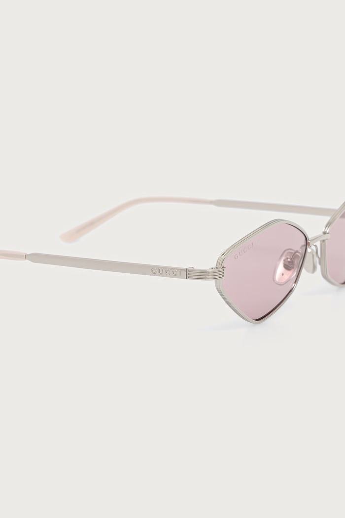 Akcesoria Gucci Okulary przeciwsłoneczne damskie GG2222S srebrny