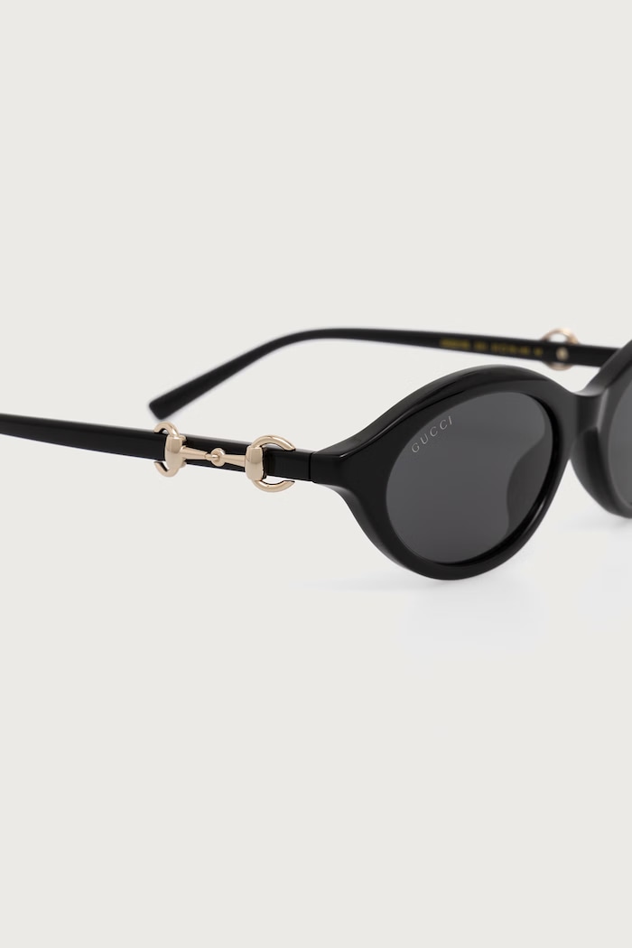Akcesoria Gucci Okulary przeciwsłoneczne kocie oczy damskie GG2215S czarny