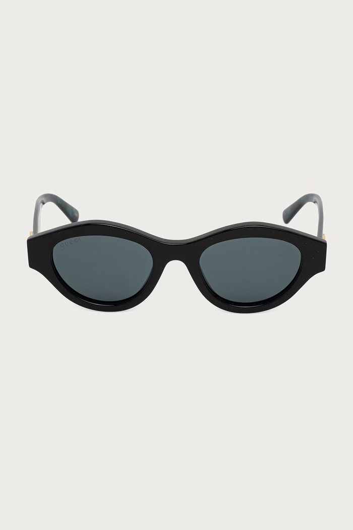 Gucci Okulary przeciwsłoneczne okrągłe damskie GG2207S zielony AW26
