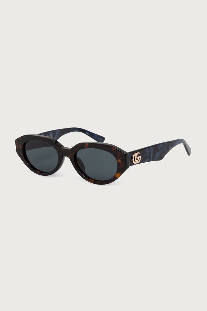 Gucci Okulary przeciwsłoneczne damskie brązowy GG2206SA