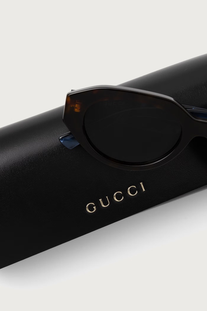 Akcesoria Gucci Okulary przeciwsłoneczne damskie GG2206SA brązowy