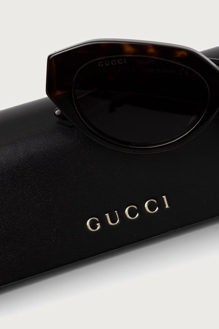 Akcesoria Gucci Okulary przeciwsłoneczne damskie GG2206SA brązowy