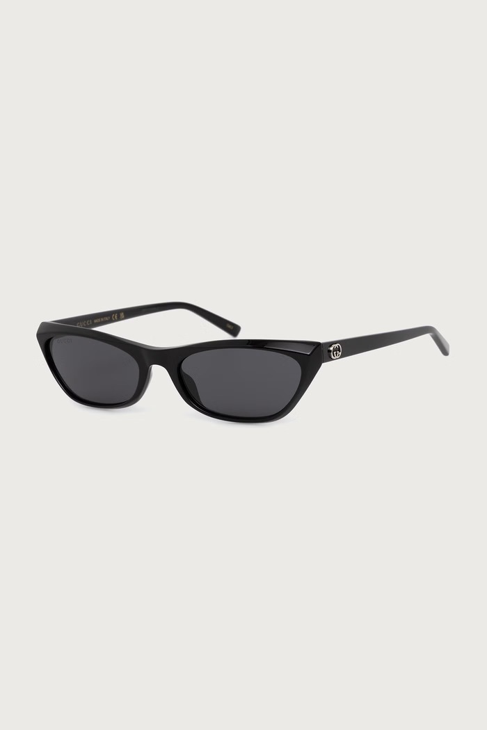 Gucci Okulary przeciwsłoneczne kocie oczy damskie czarny GG2203S