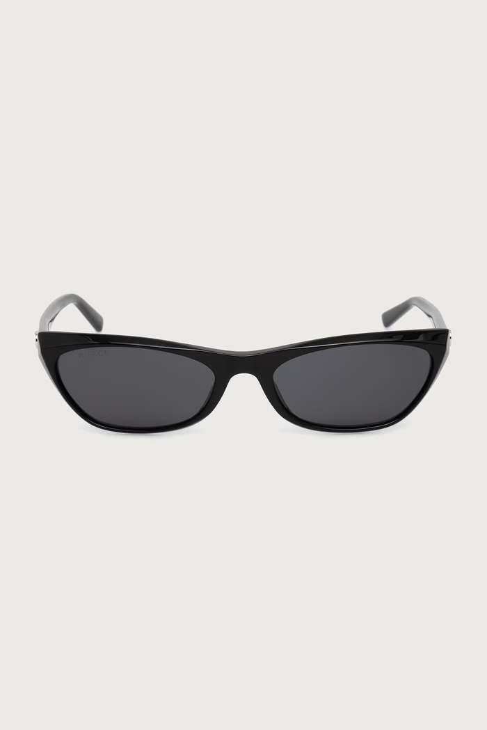 Gucci Okulary przeciwsłoneczne kocie oczy damskie GG2203S czarny AW26
