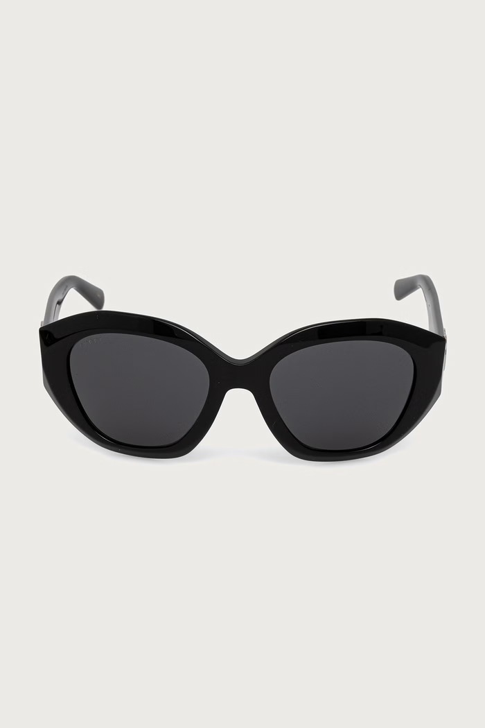 Gucci Okulary przeciwsłoneczne okrągłe damskie GG2200S czarny AW26