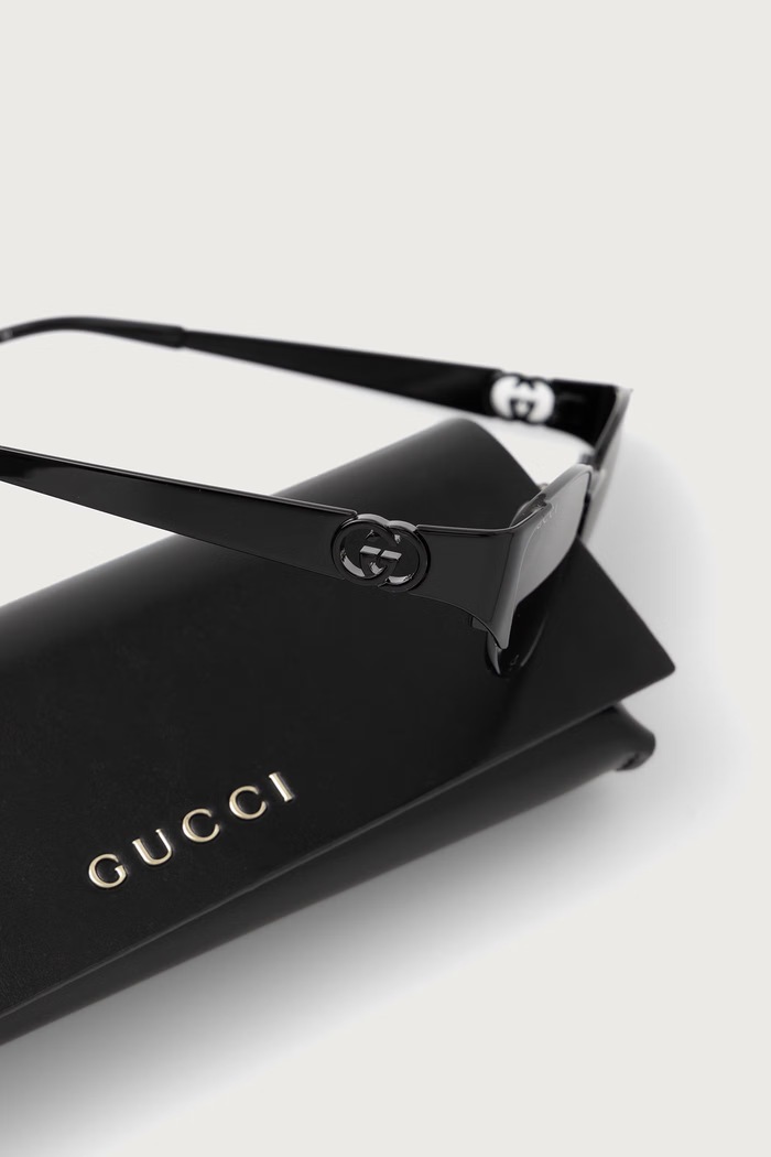 Okulary przeciwsłoneczne damskie Gucci GG2197S czarny