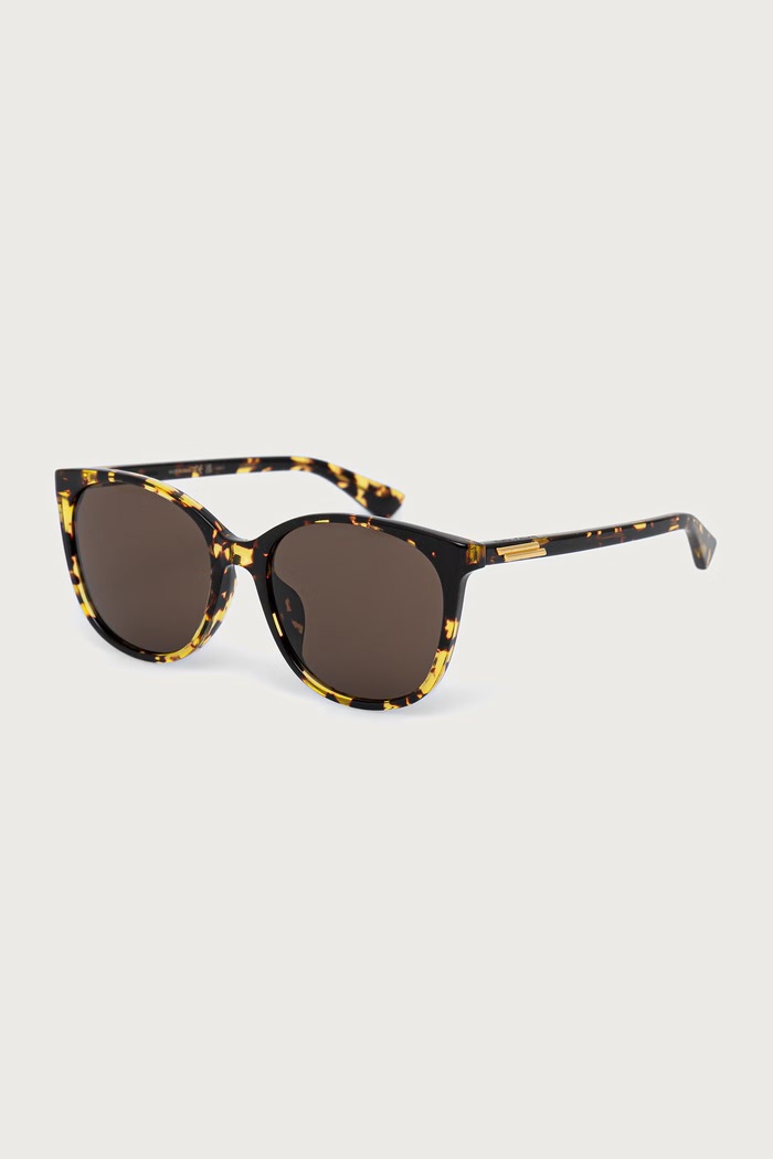 Bottega Veneta Okulary przeciwsłoneczne kwadratowe damskie czarny BV1515SK