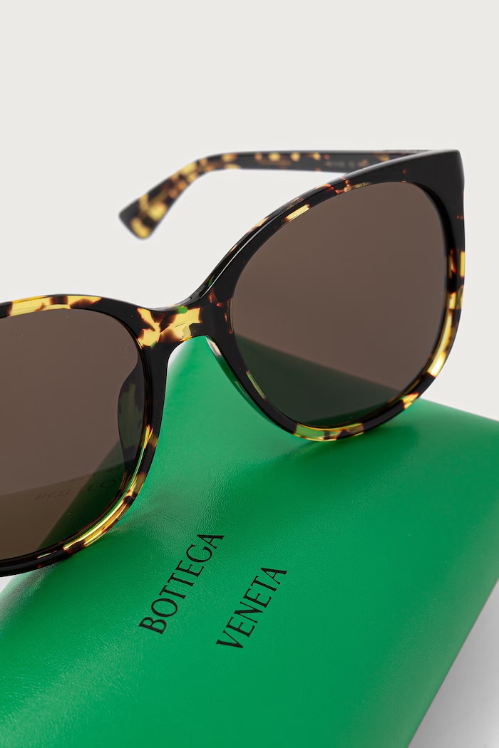 Okulary przeciwsłoneczne kwadratowe damskie Bottega Veneta BV1515SK czarny