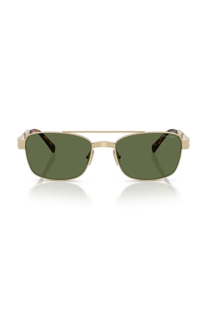 Miu Miu Okulary przeciwsłoneczne damskie 0MU.C52S złoty AW26