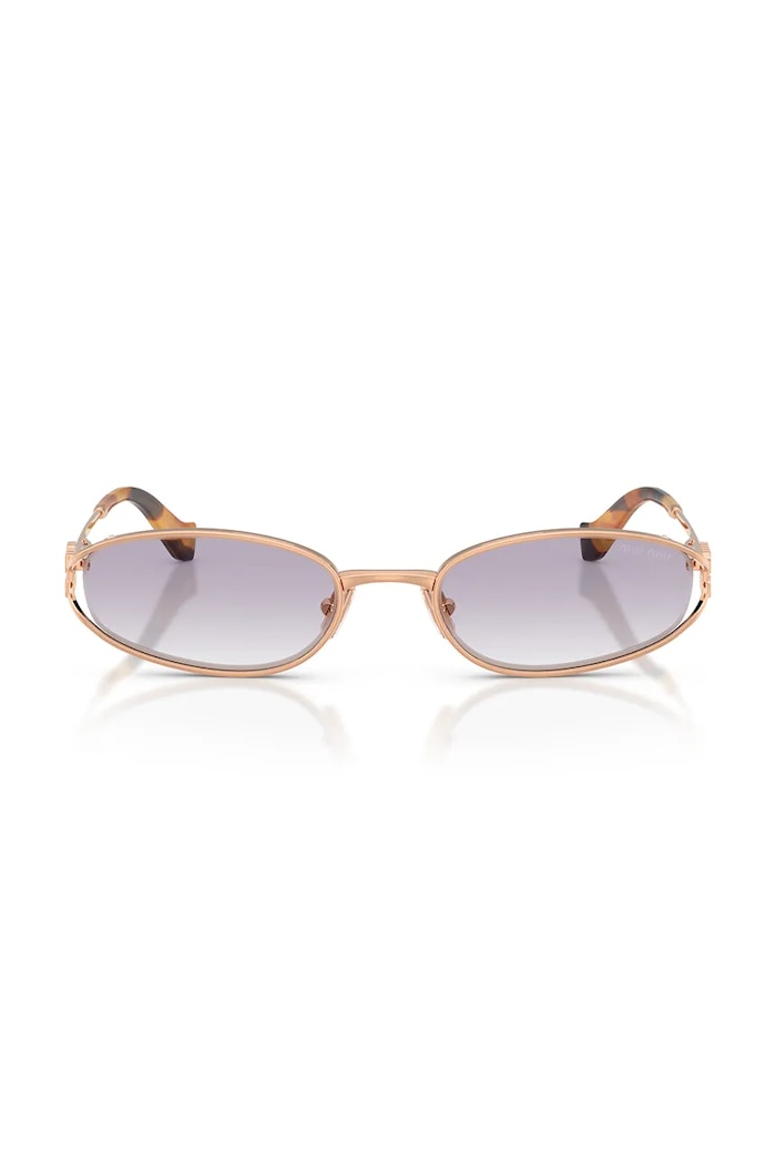 Miu Miu Okulary przeciwsłoneczne damskie 0MU.C51S złoty AW26