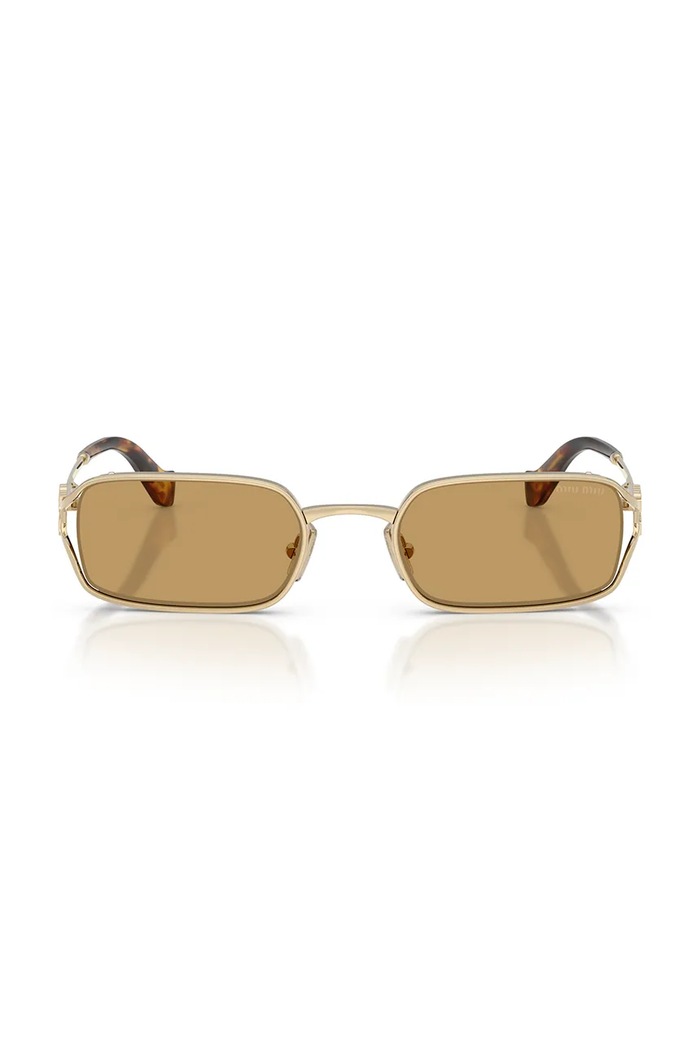 Miu Miu Okulary przeciwsłoneczne damskie 0MU.C50S złoty AW26