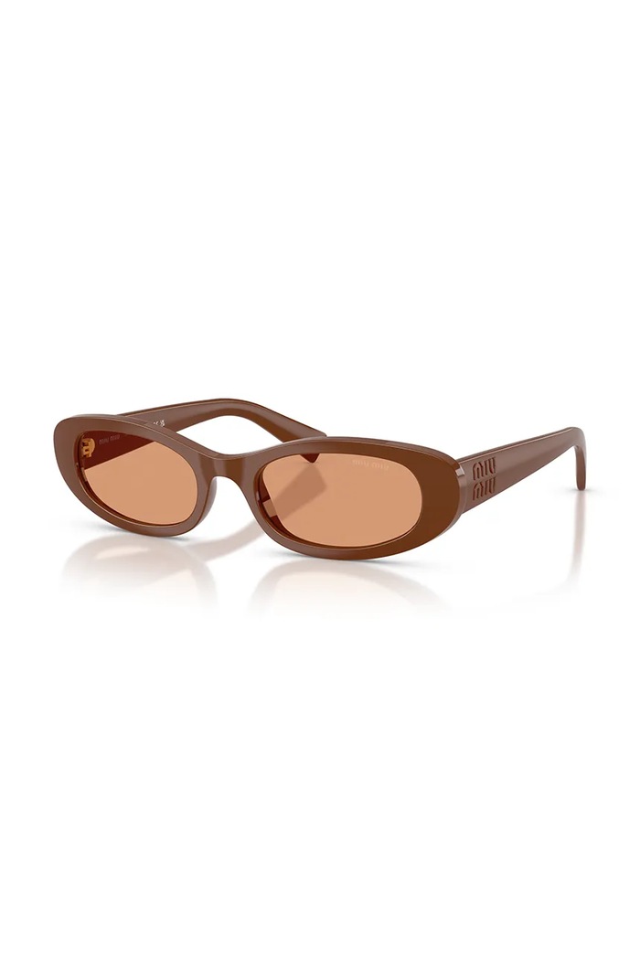 Miu Miu Okulary przeciwsłoneczne damskie brązowy 0MU.C02S