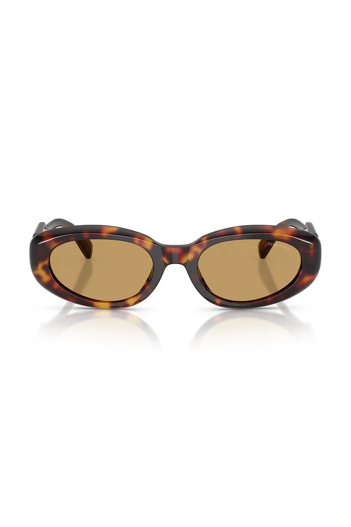 Miu Miu Okulary przeciwsłoneczne damskie 0MU.C01S brązowy AW26