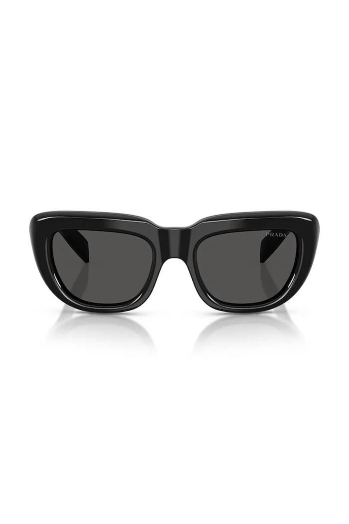 Okulary przeciwsłoneczne kocie oczy damskie Prada czarny 0PR.D07S