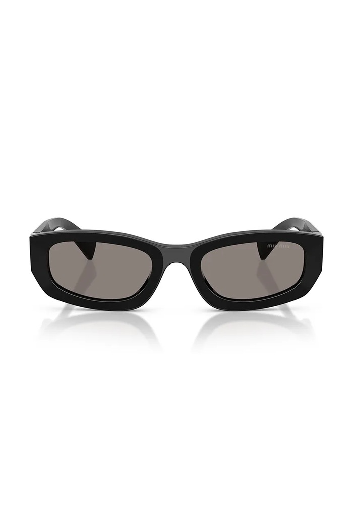 Miu Miu Okulary przeciwsłoneczne damskie 0MU.B04S czarny AW26