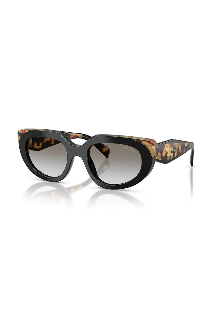 Prada Okulary przeciwsłoneczne damskie czarny 0PR.D02S