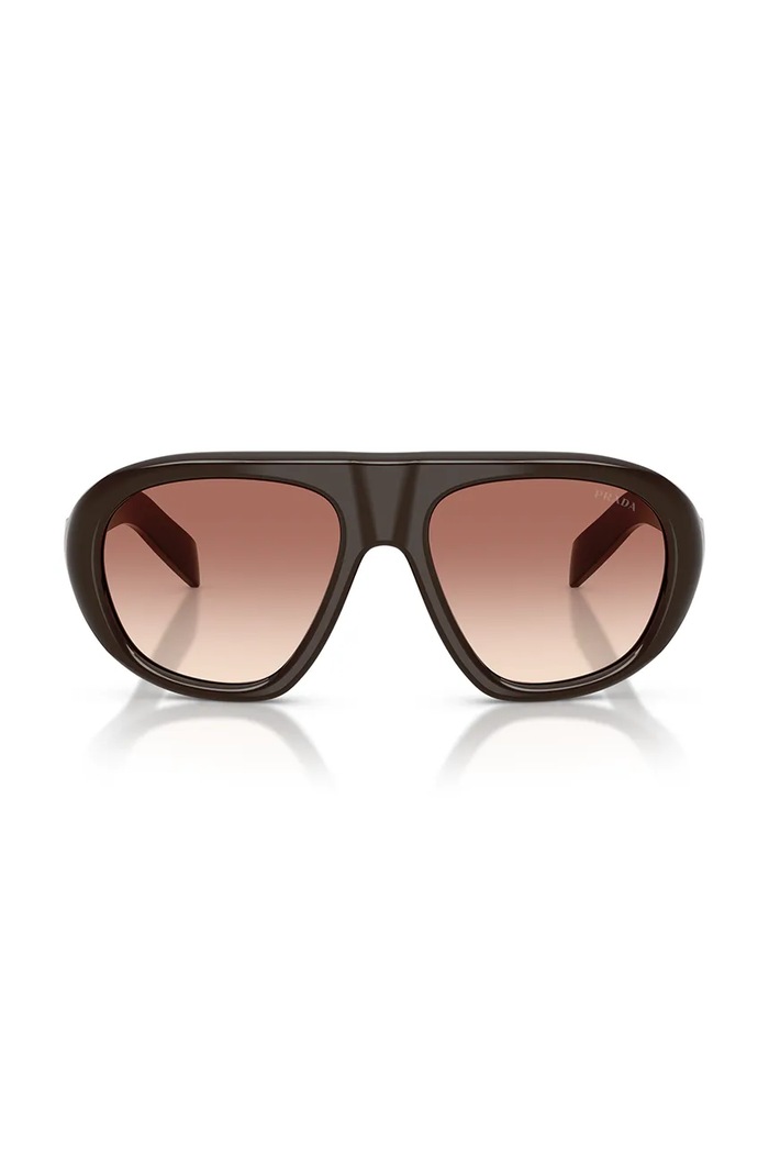 Prada Okulary przeciwsłoneczne damskie 0PR.C05S brązowy AW26