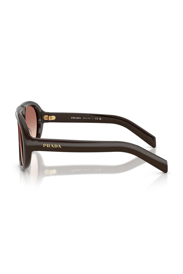 Akcesoria Prada Okulary przeciwsłoneczne damskie 0PR.C05S brązowy
