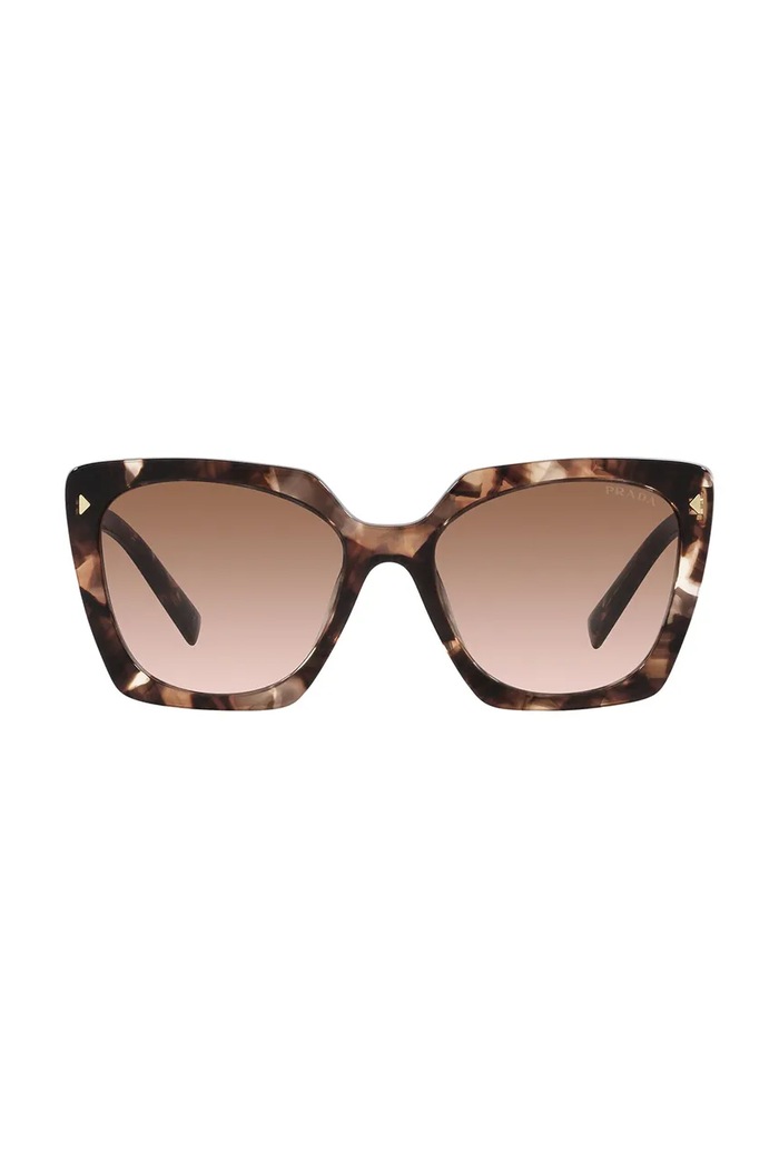 Prada Okulary przeciwsłoneczne kwadratowe damskie 0PR.23ZS brązowy AW26