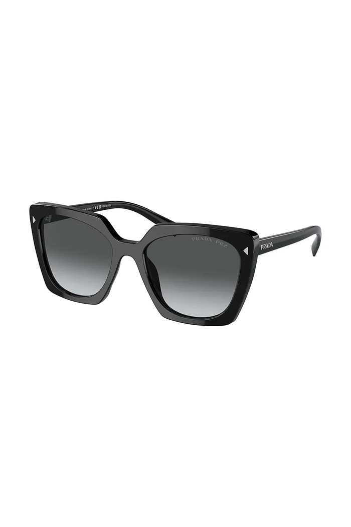 Prada Okulary przeciwsłoneczne kwadratowe damskie czarny 0PR.23ZS