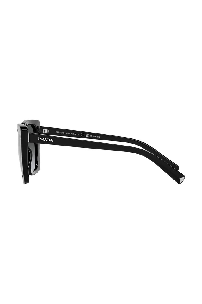 Akcesoria Prada Okulary przeciwsłoneczne kwadratowe damskie 0PR.23ZS czarny