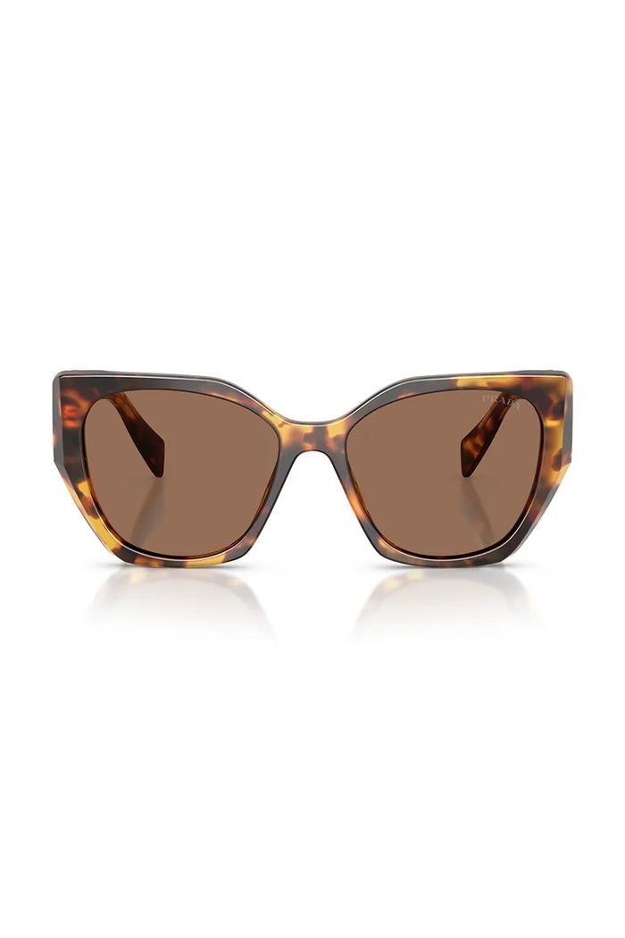 Prada Okulary przeciwsłoneczne kwadratowe damskie 0PR.19ZS brązowy AW26