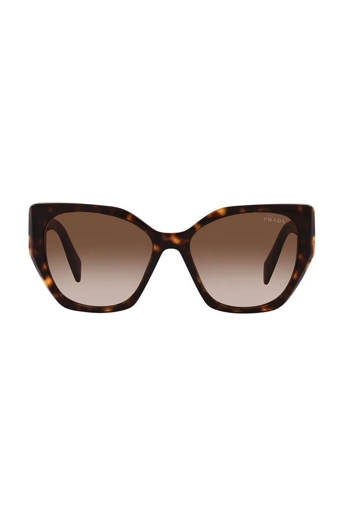 Prada Okulary przeciwsłoneczne kwadratowe damskie 0PR.19ZS brązowy AW26