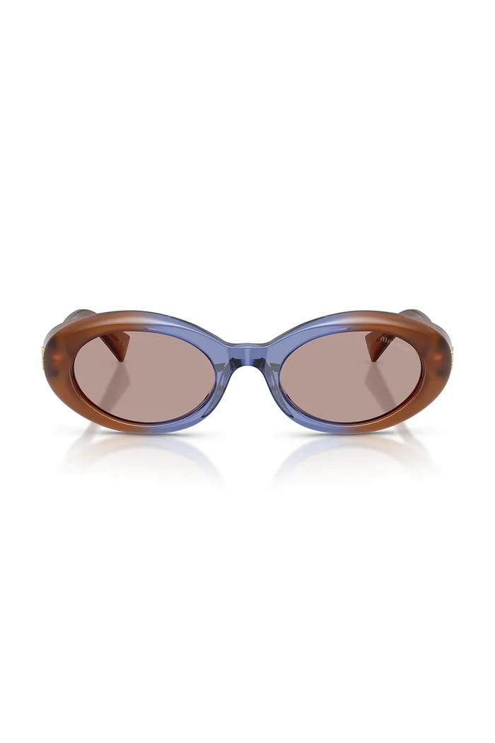 Miu Miu Okulary przeciwsłoneczne damskie 0MU.B09S brązowy AW26