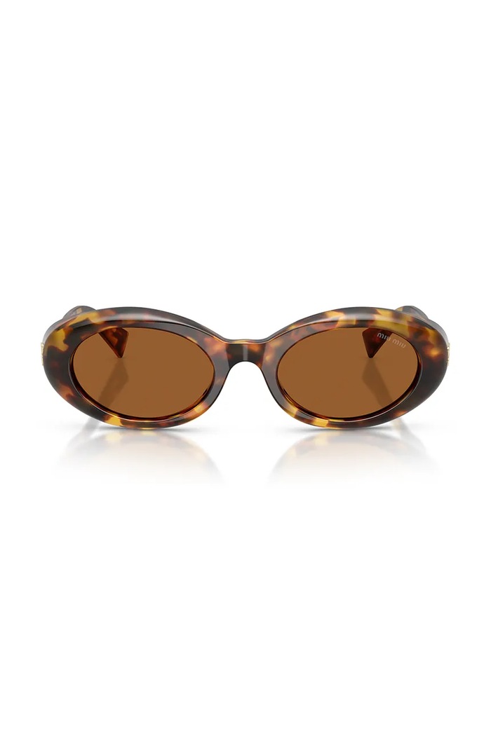 Miu Miu Okulary przeciwsłoneczne damskie 0MU.B09S brązowy AW26