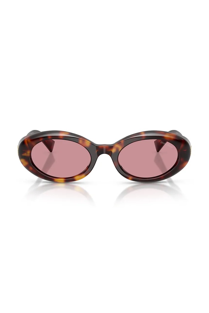 Miu Miu Okulary przeciwsłoneczne damskie 0MU.B09S brązowy AW26