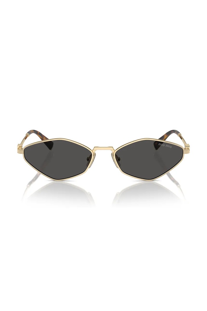 Miu Miu Okulary przeciwsłoneczne damskie 0MU.56ZS złoty AW26