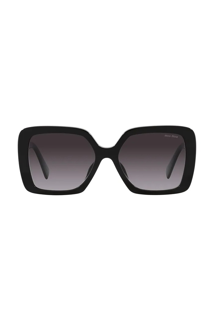 Miu Miu Okulary przeciwsłoneczne damskie 0MU.10YS czarny AW26