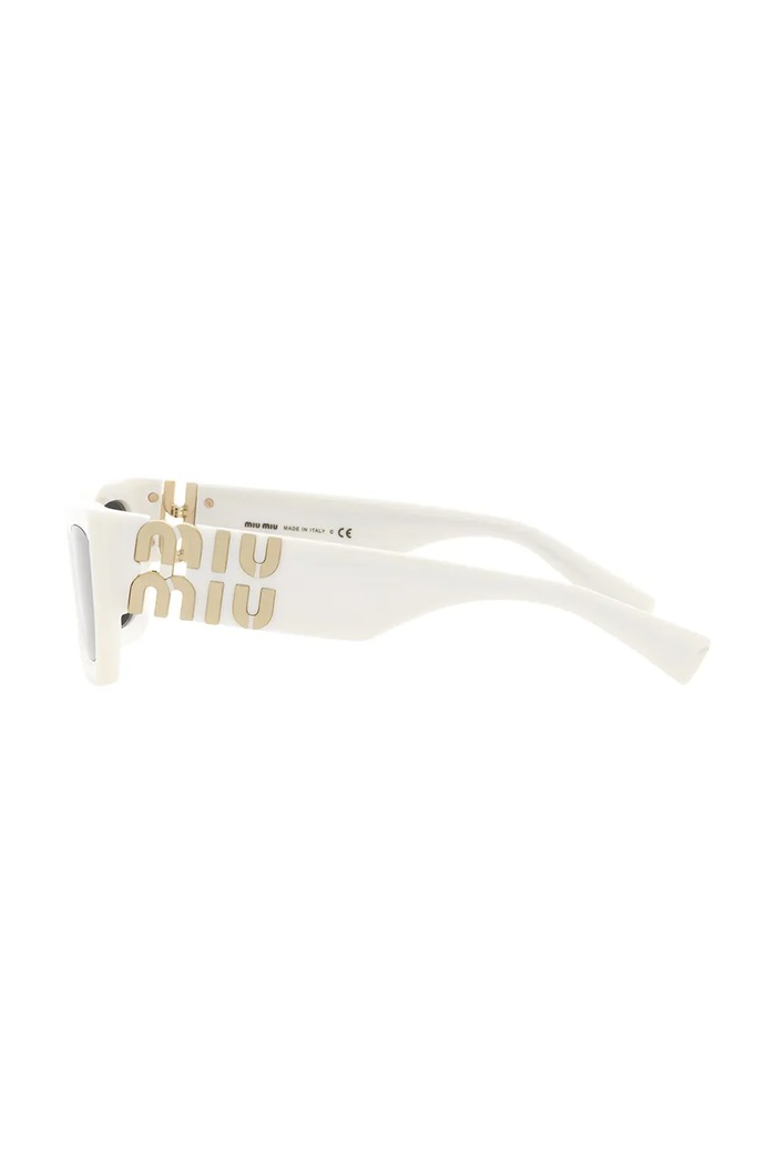 Akcesoria Miu Miu Okulary przeciwsłoneczne kocie oczy damskie 0MU.09WS biały
