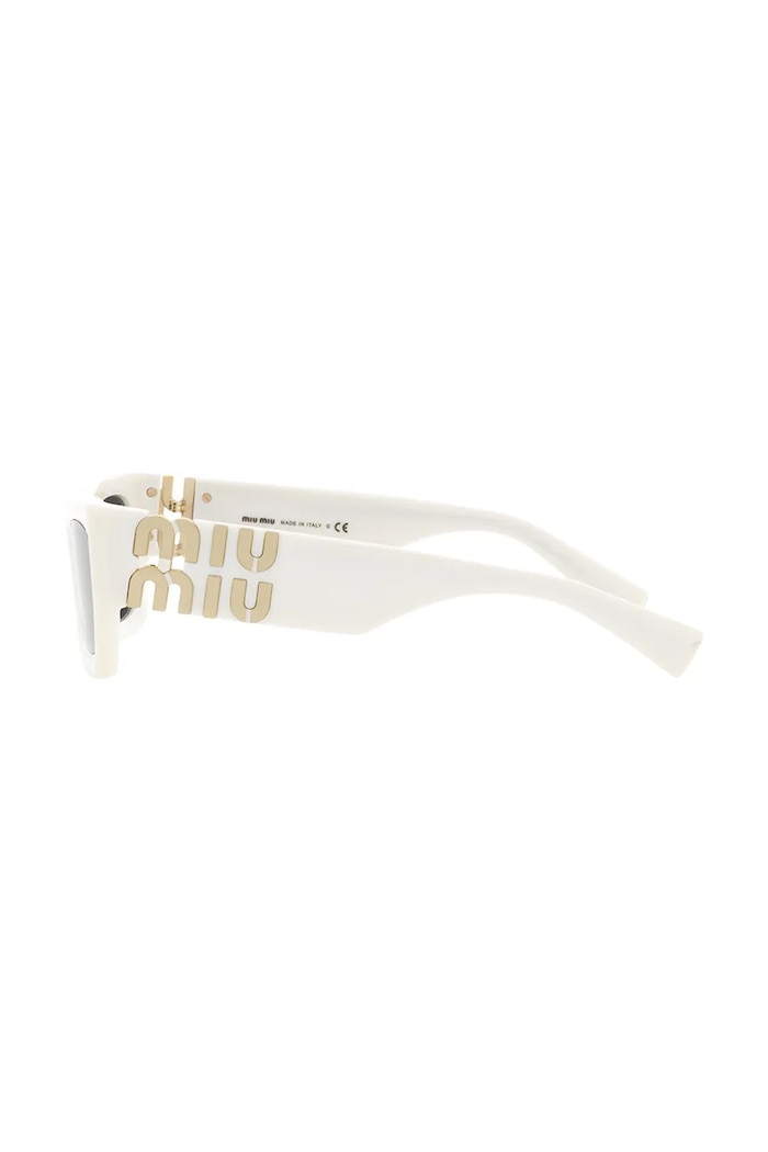 Akcesoria Miu Miu Okulary przeciwsłoneczne kocie oczy damskie 0MU.09WS biały