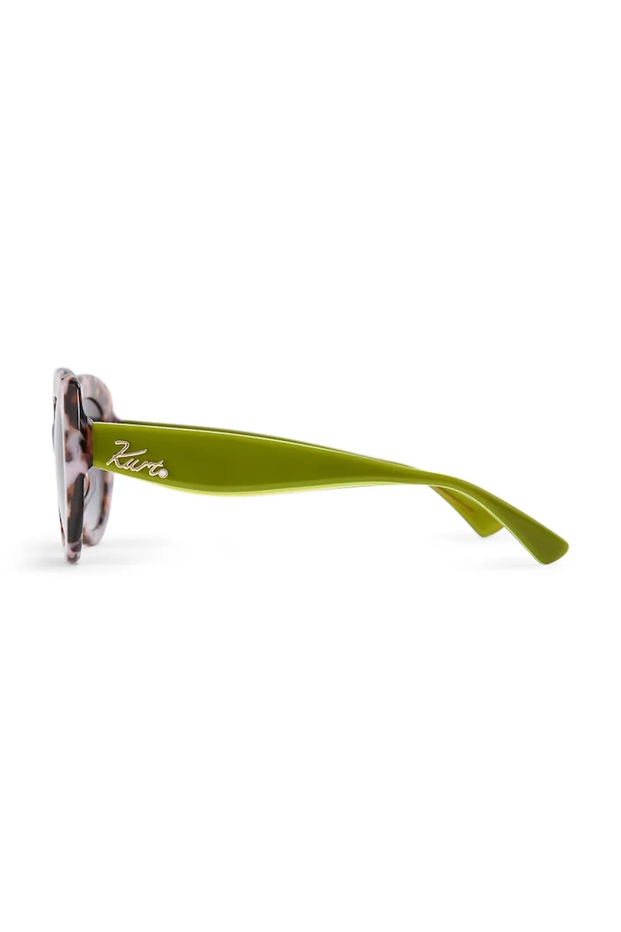 Kurt Geiger London Okulary przeciwsłoneczne okrągłe damskie 5902875679 zielony AW26