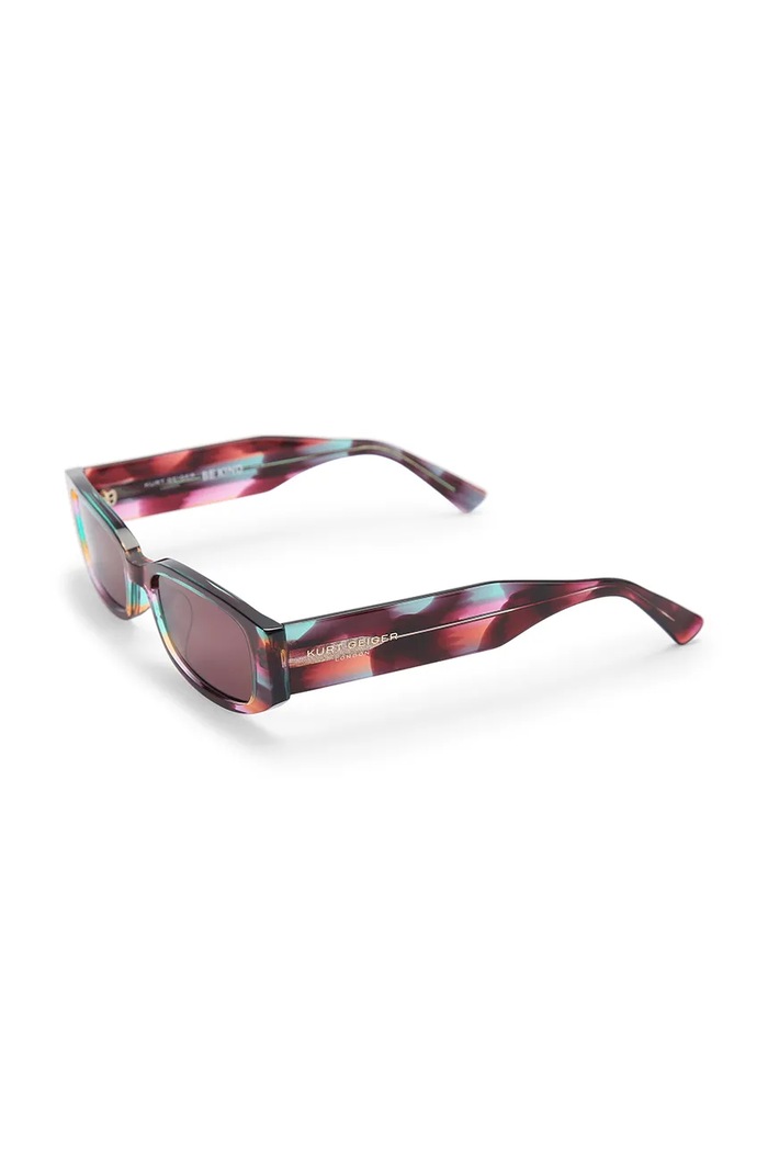 Akcesoria Kurt Geiger London Okulary przeciwsłoneczne damskie KENSINGTON 5902390679 fioletowy