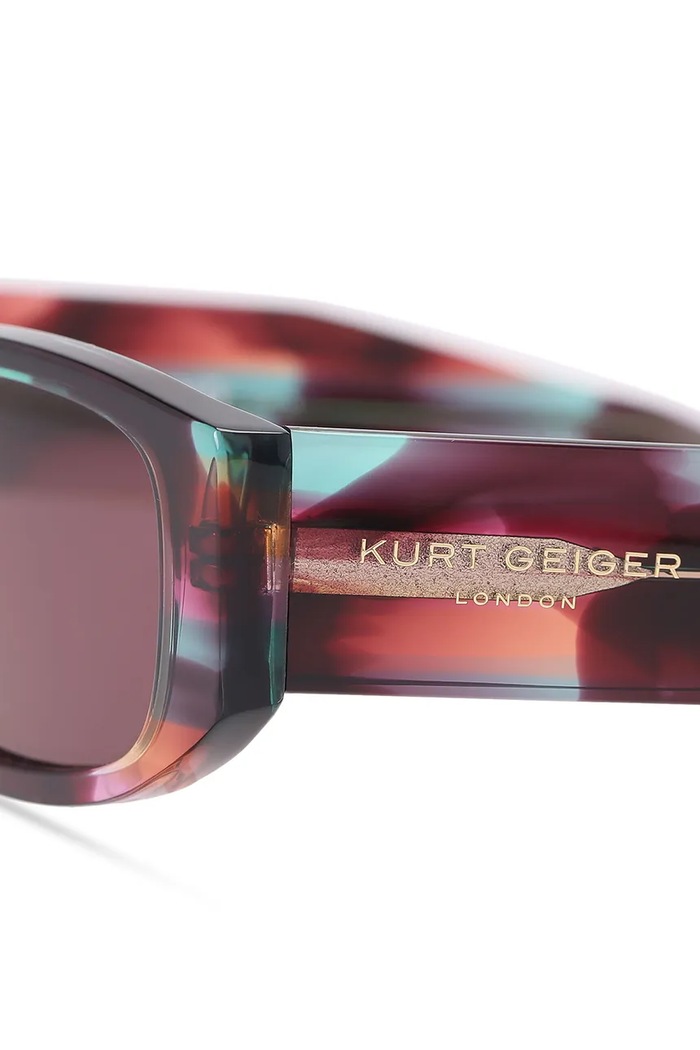 Okulary przeciwsłoneczne damskie KENSINGTON Kurt Geiger London 5902390679 fioletowy