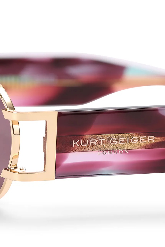 Okulary przeciwsłoneczne damskie KENSINGTON Kurt Geiger London 5902298999 różowy