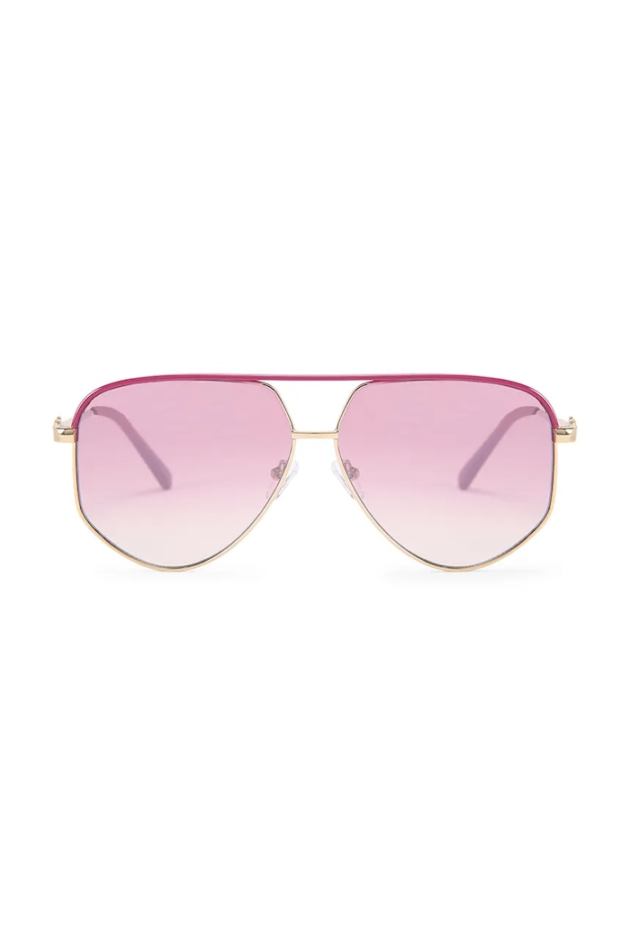 Kurt Geiger London Okulary przeciwsłoneczne pilotki damskie SHOREDITCH różowy 5895298999