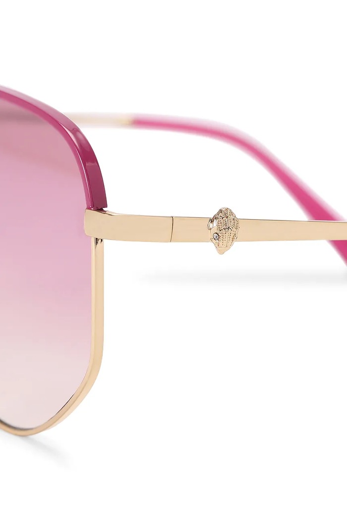 Okulary przeciwsłoneczne pilotki damskie SHOREDITCH Kurt Geiger London 5895298999 różowy