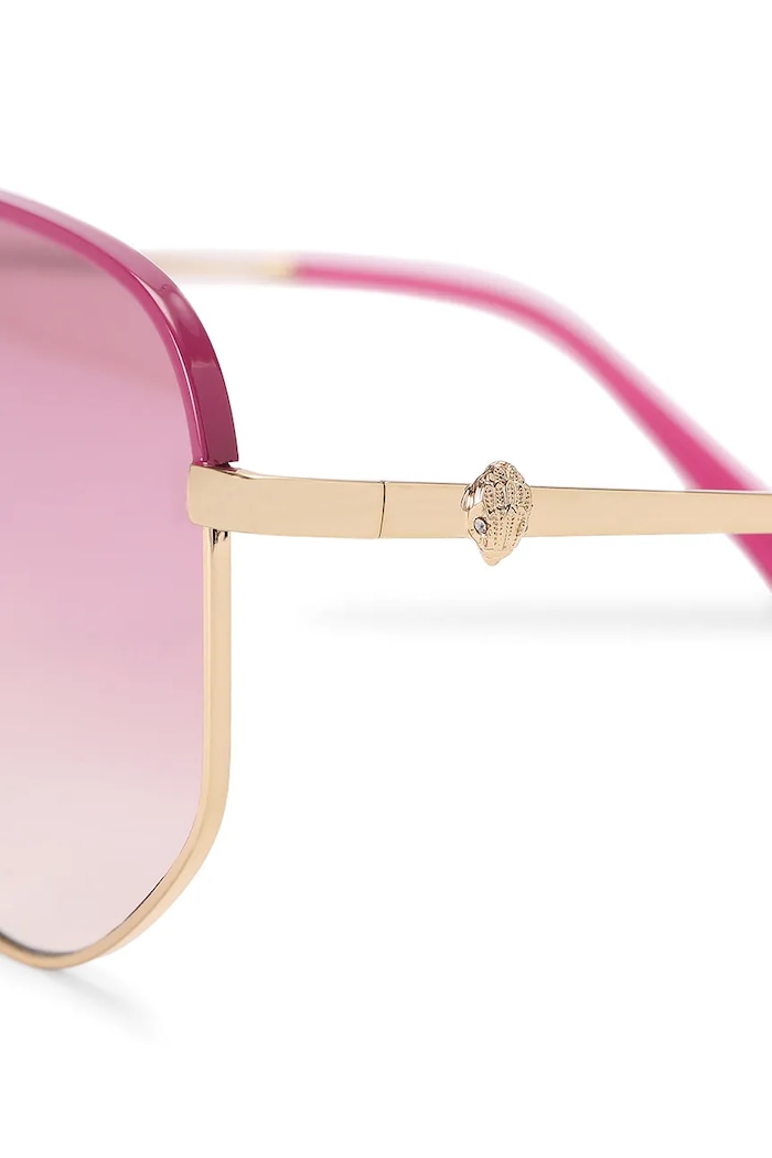 Okulary przeciwsłoneczne pilotki damskie SHOREDITCH Kurt Geiger London 5895298999 różowy